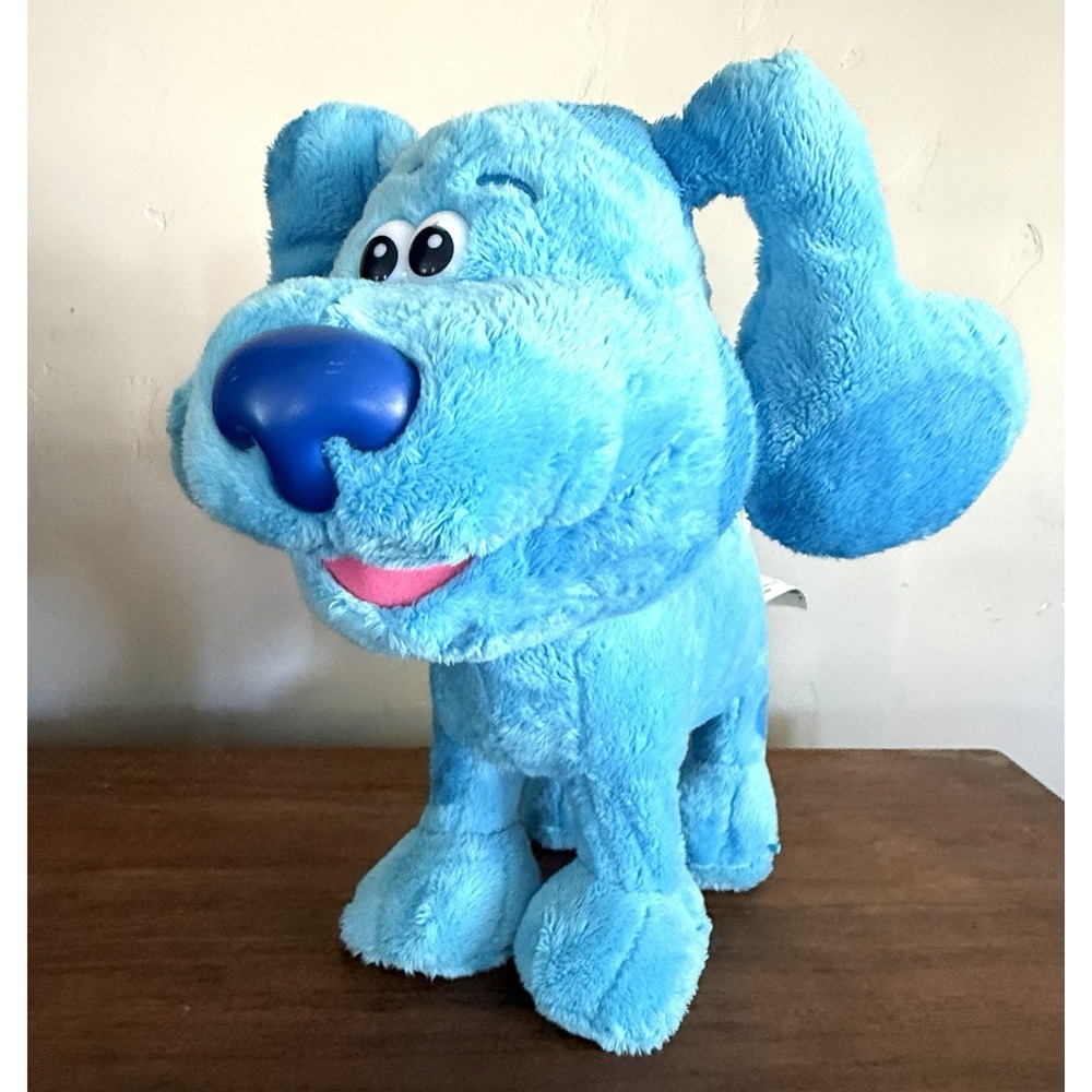 Nickelodeon Blue's Clues and You! Dance-Along Blue Plush USED Tested Works  A4